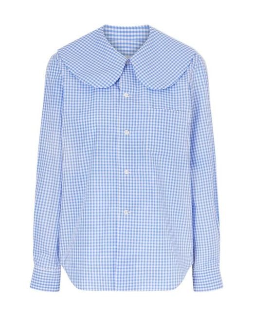 Comme des Garçons Blue Cotton-Poplin Shirt