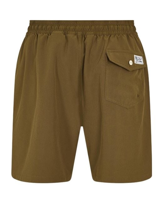 Polo Ralph Lauren Green Traveller Swim Shorts for men