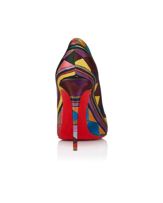 Christian Louboutin Blue Multi-Colored High Heels