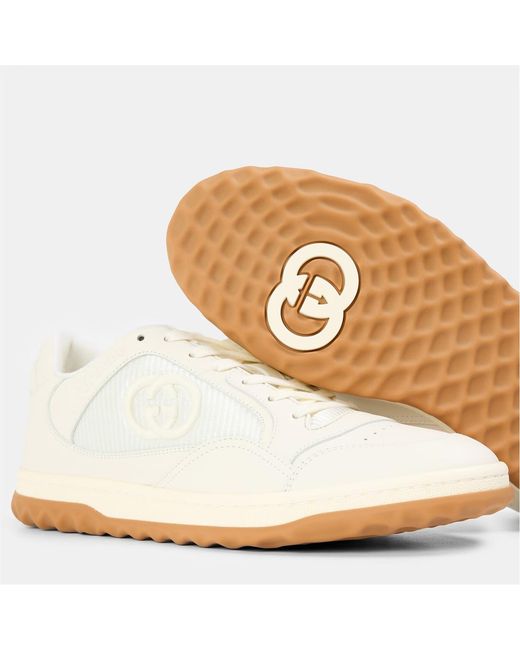Gucci White Mac80 Leather Sneakers