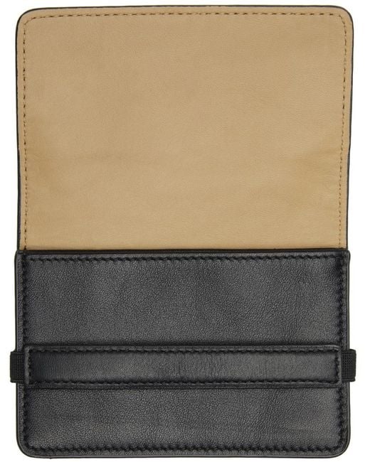 Common Projects Black Foldover-Top Wallet for men