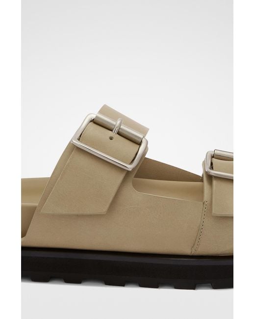 Jil Sander Multicolor Double Buckle-Fastened Open-Toe Sandals for men