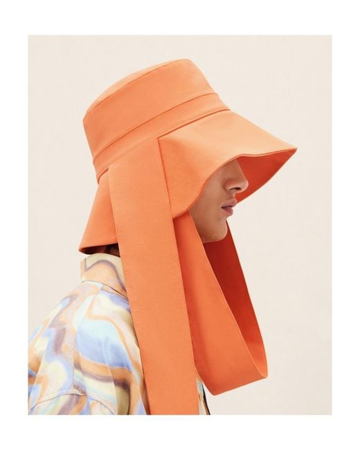 Jacquemus Multicolor Le Bob Bando Strap Bucket Hat for men