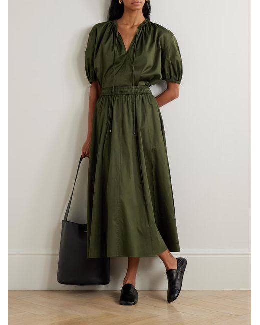 Joseph Green Nador Belted Pleated Shirt