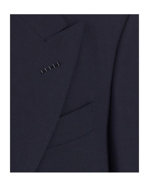 Tom Ford Blue Single-Breasted Suit for men