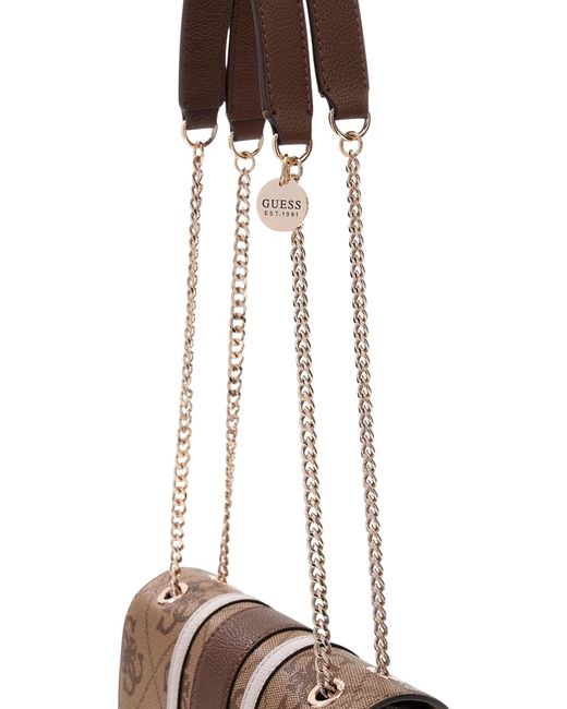 Guess Brown Noelle Shoulder Bag