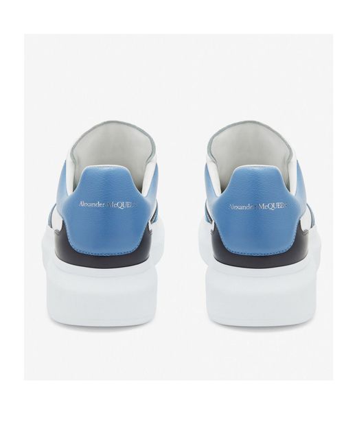 McQueen Blue Low-Top Oversize Sneakers for men