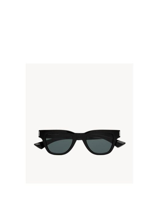 Saint Laurent White Eyewear Square Frame Sunglasses for men