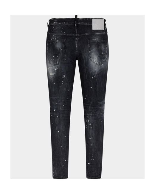 DSquared² Black Multi-Pocket Jeans for men