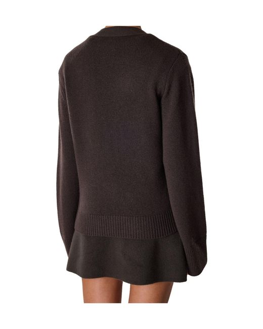 Lisa Yang Black V-Neck Cashmere Cardigan