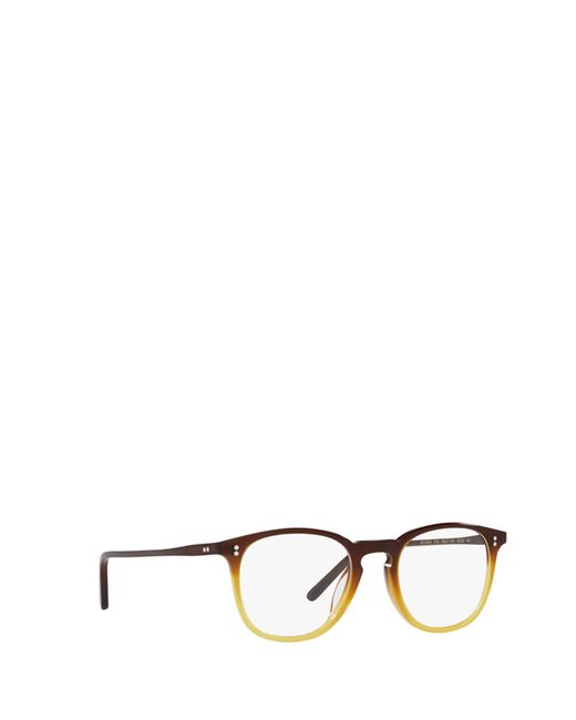 Oliver Peoples White Finley Gradient-Effect Glasses for men