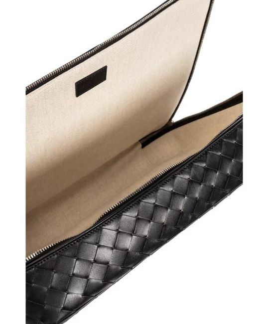 Bottega Veneta Black Intrecciato Medium Packing Cube for men