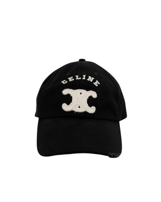 Céline Black Vivienne Cap for men