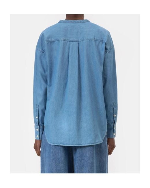 Closed Blue Long Sleeve Shirt