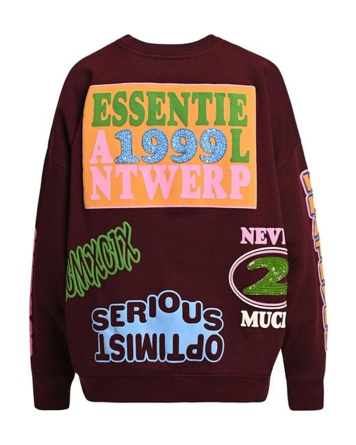 Essentiel Antwerp Red Long-Sleeve Sweatshirt