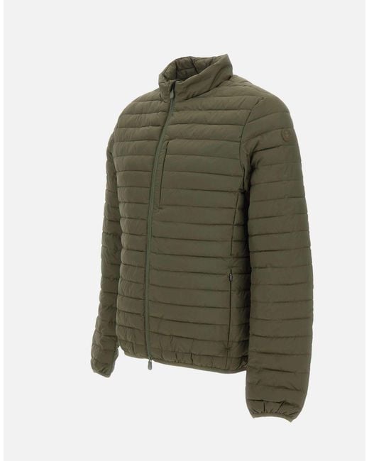 Save The Duck Green Erion Quilted Down Jacket for men