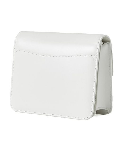 Chloé White Kattie Flip Shoulder Bag