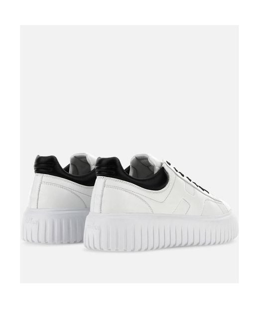 Hogan White H-Stripes/ Sneakers for men