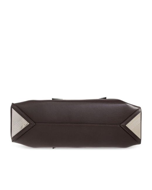The Attico Black The La Passeggiata Small Top Handle Tote Bag