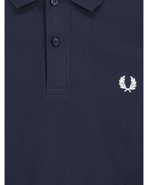 Comme des Garçons Blue Comme Des Garçons Shirt Logo Embroidered Knitted Polo Shirt for men