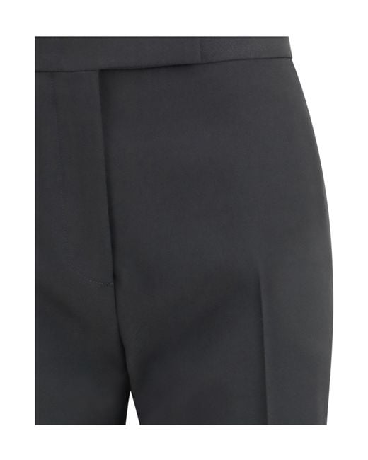Tom Ford Black Straight-Leg Tailored Tuxedo Trousers