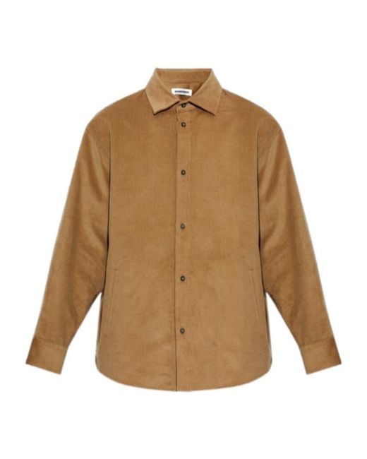 DARKPARK Brown Keanu Corduroy Shirt for men