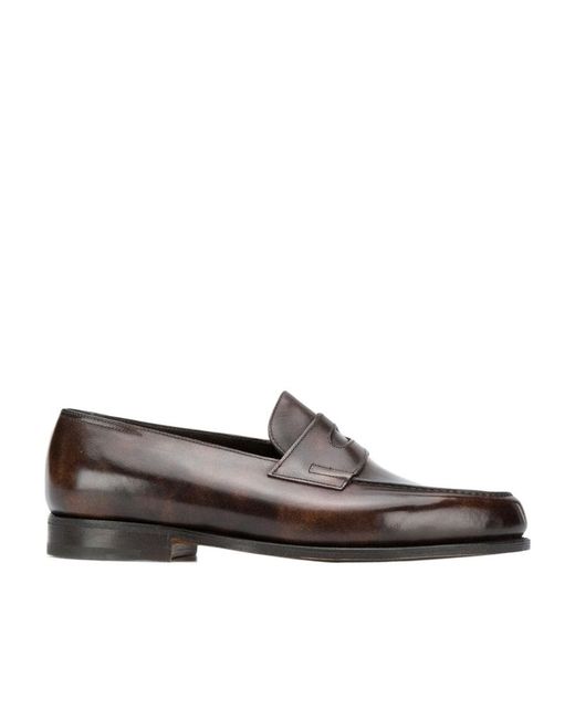 John Lobb Brown Lopez Loafers for men