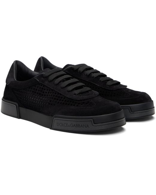 Dolce & Gabbana Black Portofino Yacht Shoes for men