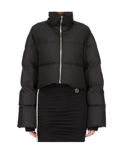 Moncler Black Moncler Rick Owens Cropped Cyclopic Jacket for men