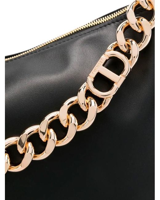 Twinset Black Liliane Chain Shoulder Bag