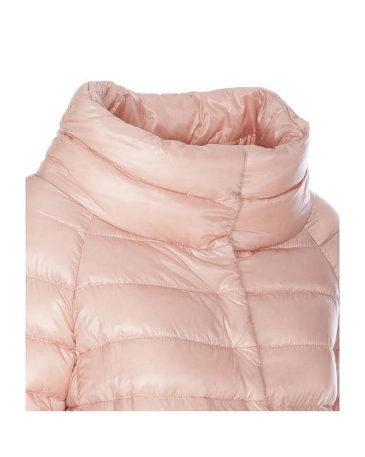 Herno Pink Sofia Cropped Padded Jacket