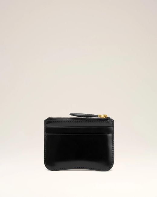 AMI Black Paris Zipped Card Holder