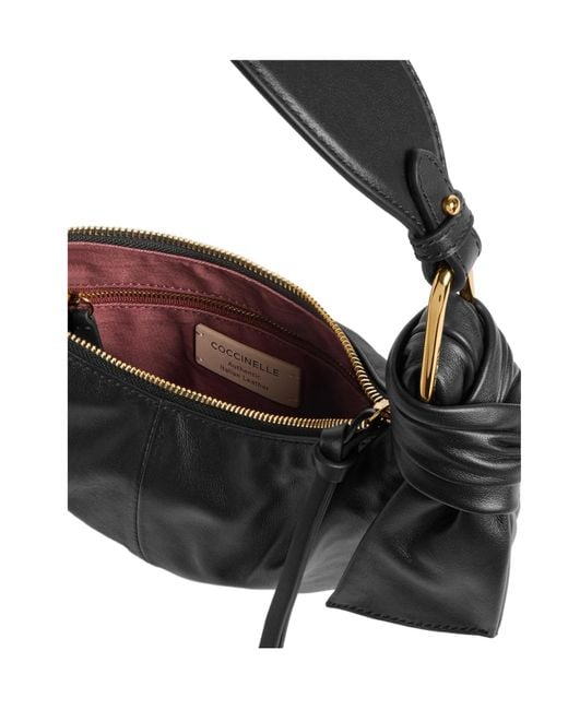 Coccinelle Black Furoshiki Knot Detailed Small Shoulder Bag