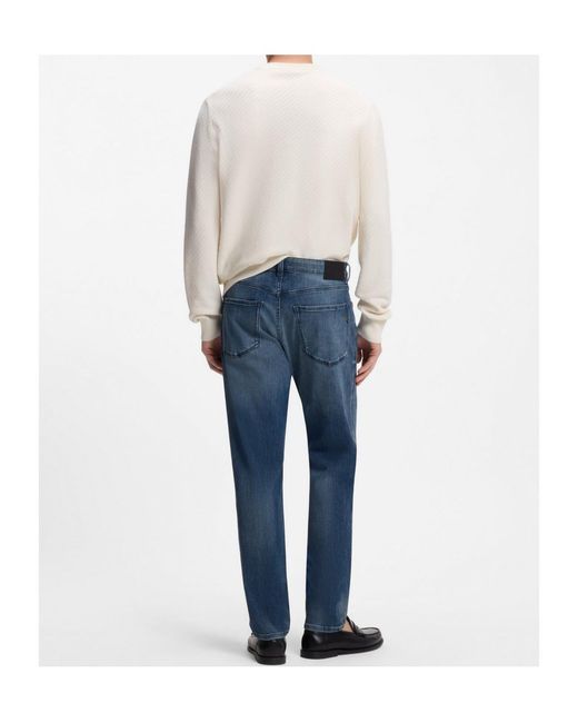 Boss Blue Regular-Fit Jeans for men