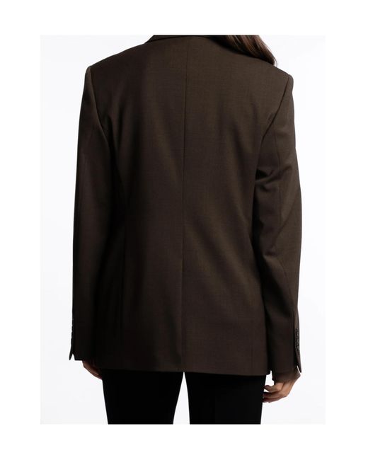 Filippa K Brown Delilah Single-Breasted Blazer