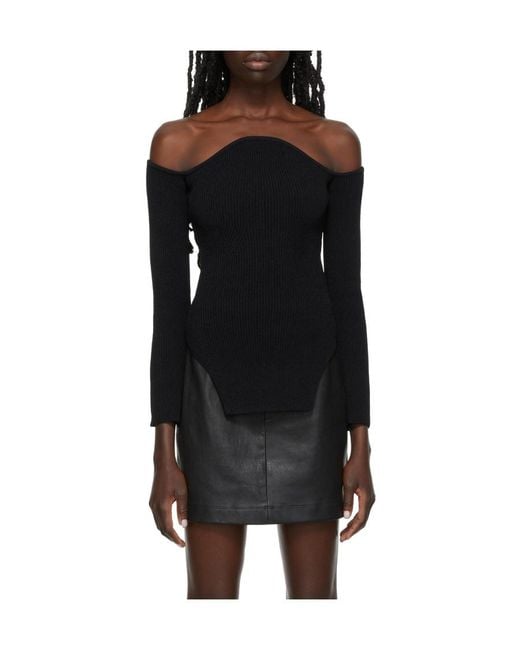 Khaite Black Knitted Pullover