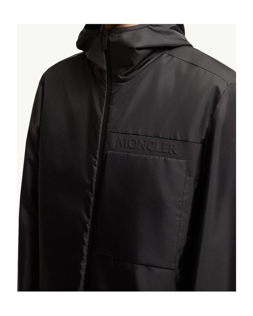 Moncler Black Fonteghi Hooded Jacket for men
