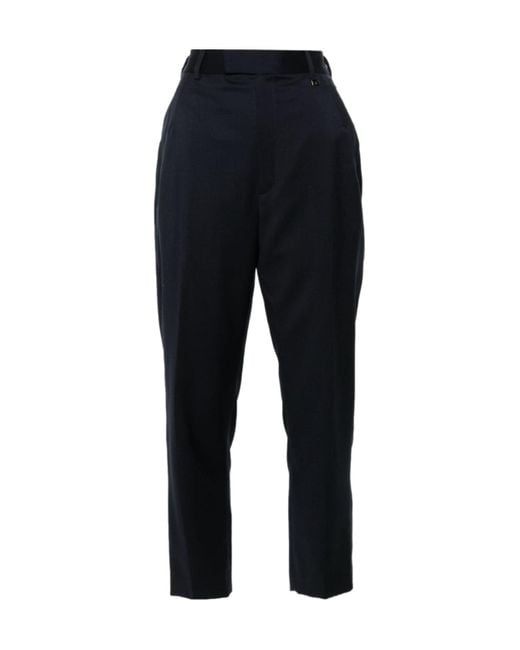 Vivienne Westwood Blue Tapered Leg Gabardine Trousers