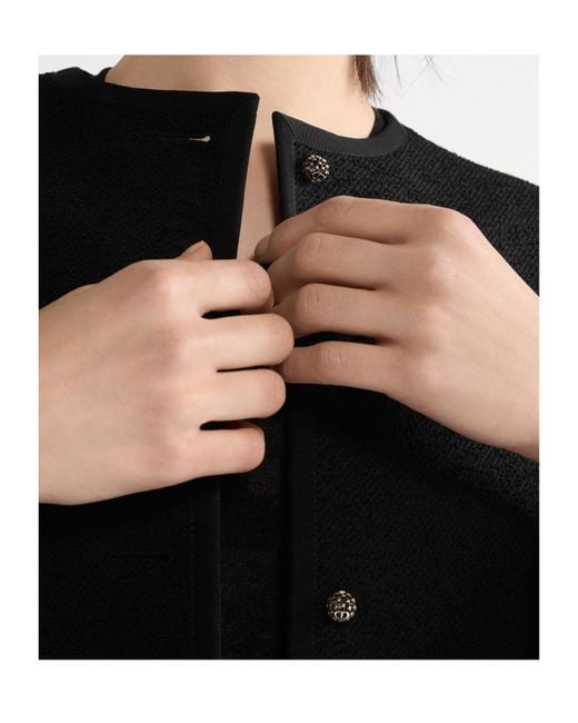 Dior Black Cropped Jacket
