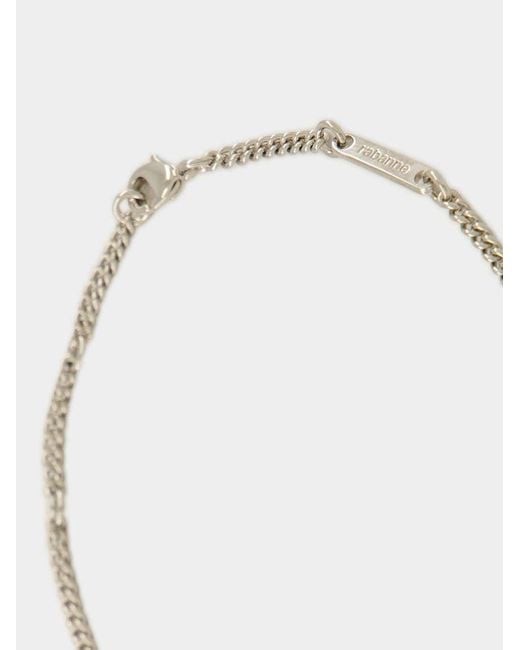 Rabanne White Rabanne Key-Pendant Necklace