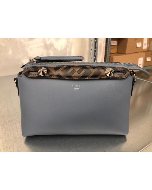 Fendi Blue Mini By The Way Shoulder Bag