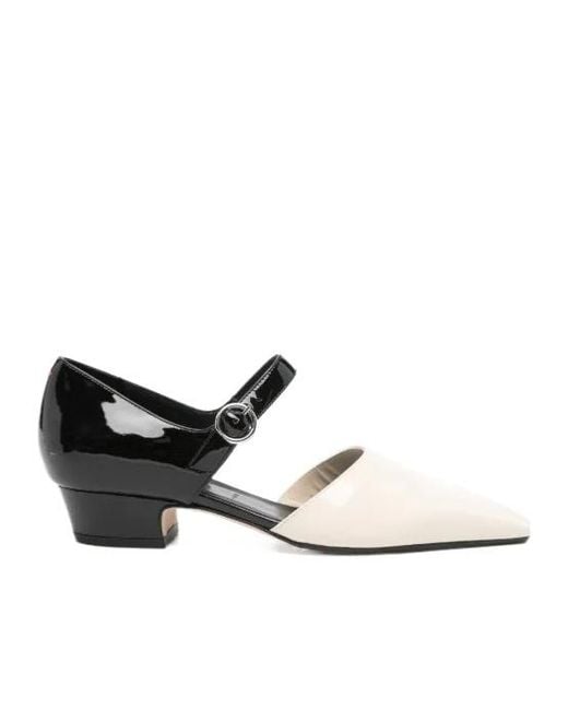 Aeyde Black Yara Leather Pumps
