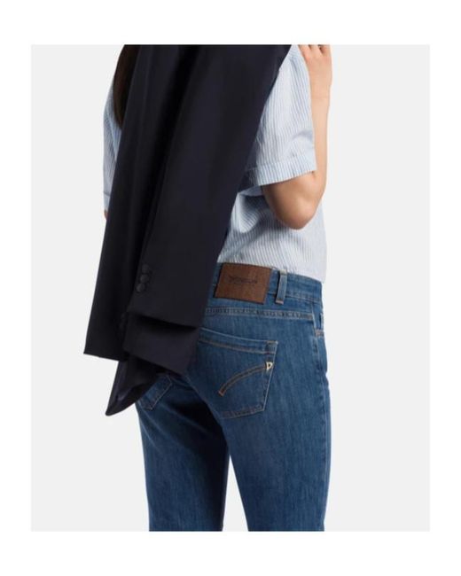 Dondup Blue Jeans With Belt Loops