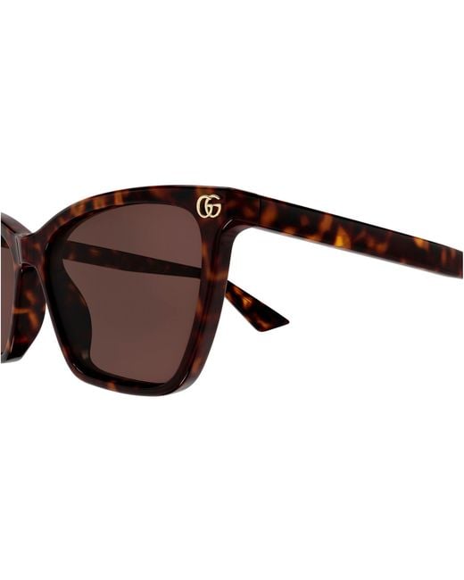 Gucci White Wayfarer Sunglasses