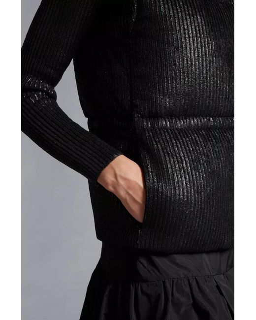 Moncler Black Mergule Down Gilet