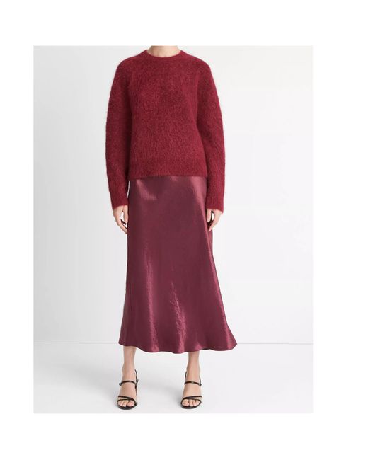 Vince Red Long-Sleeved Sweater