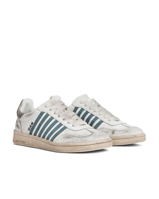 DSquared² Multicolor Boxer Vintage Low-Top Sneakers for men