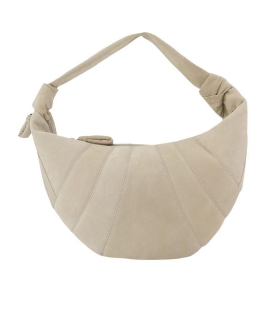 Lemaire White Fortune Croissant Crossbody