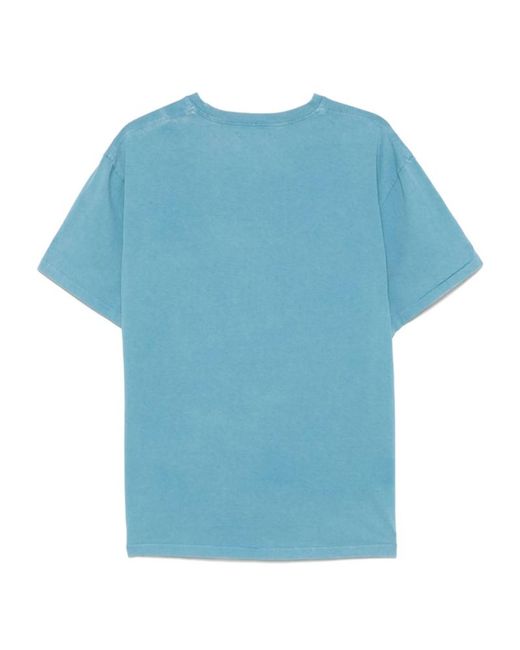 GALLERY DEPT. Blue Vintage Logo Painted T-Shirt for men