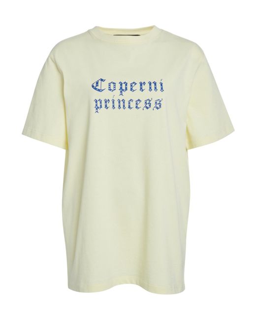 Coperni White X Disney Princess Crewneck T-Shirt